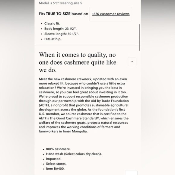 NEW J. CREW Classic fit Cashmere Crewneck Sweater Bright Strawberry size Small - Picture 2 of 8